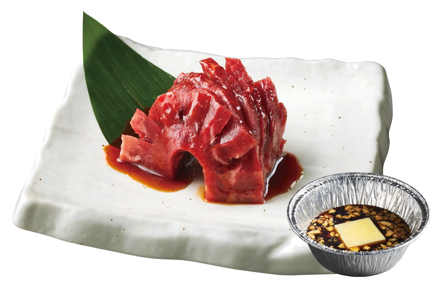 【名物】 超極厚ハラミ  ～ガリバタ醤油～