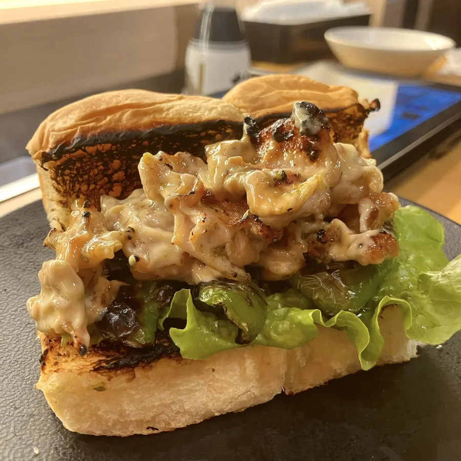 ハラペーニョ風チキンサンド